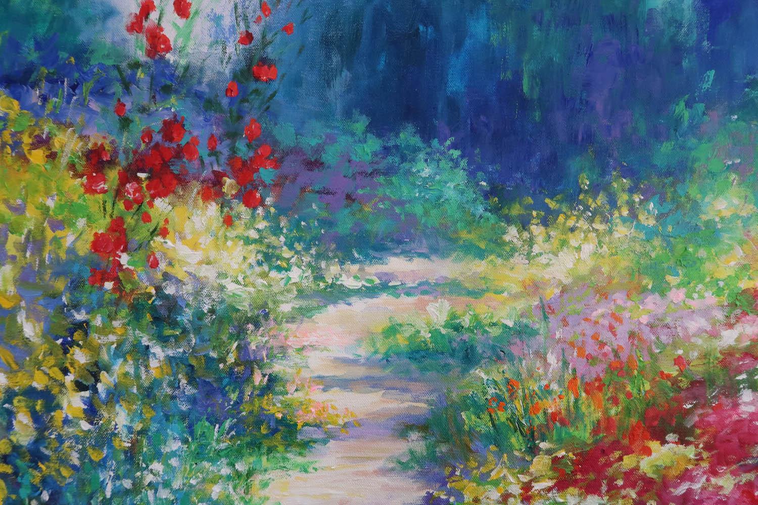 pathway in monet's garden at giverny