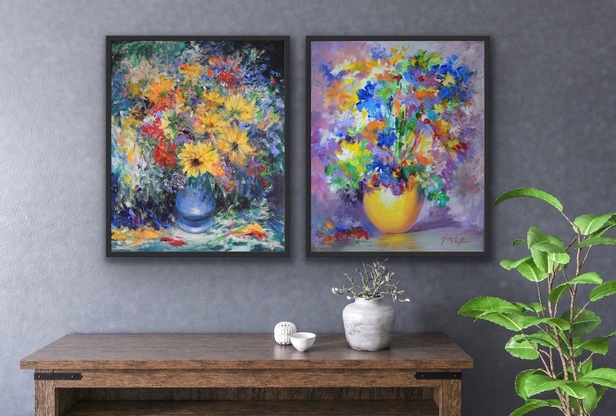 Autumn Glory and September Glory Diptych For Sale 1