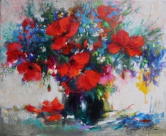 Mary Chaplin, From the Meadow, Contemporary Still Life Painting, Affordable Art