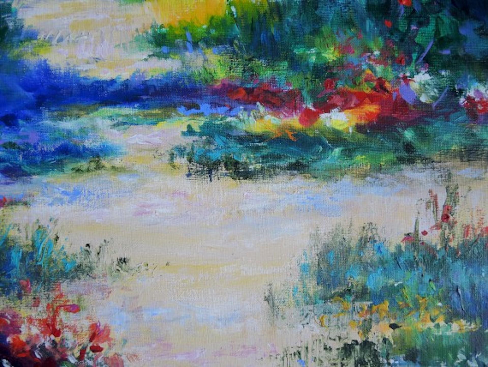 Full sun in Claude Monet’s garden [2021]
Original
Acrylic on canvas
Image size: H:80 cm x W:60 cm
Complete Size of Unframed Work: H:80 cm x W:60 cm x D:2cm
Sold Unframed
Please note that insitu images are purely an indication of how a piece may