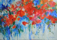 Mary Chaplin, Fuga d'estate, dichiarazione originale Pittura impressionista astratta