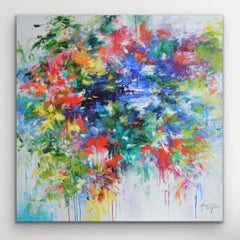 Through the Mist of My Memory 2, Acrylfarbe auf Leinwand von Mary Chaplin