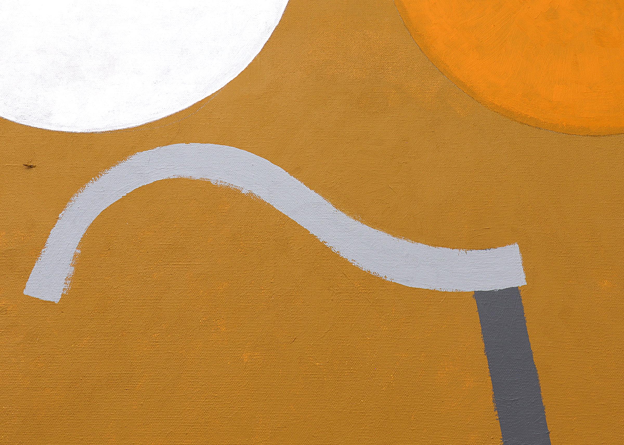 Grande dipinto a olio su bicicletta modernista del 1960 di Mary Chenoweth - Arte postmoderna in vendita 8