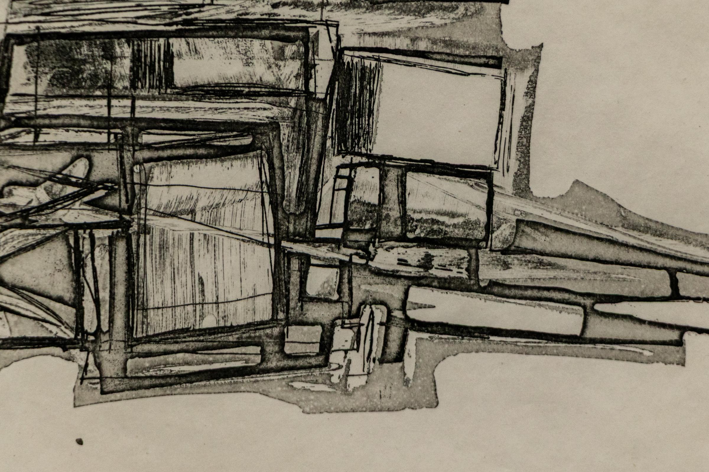 Gravure à l'eau-forte 