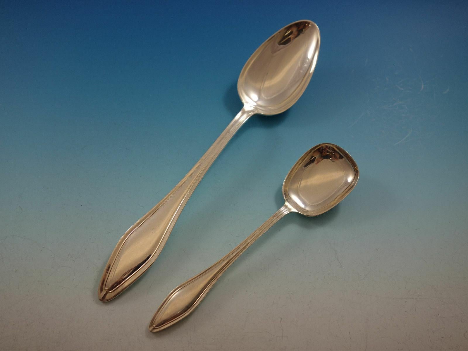 Argento 925 Mary Chilton by Towle Set di posate in argento sterling per 12 persone Servizio 77 pezzi in vendita