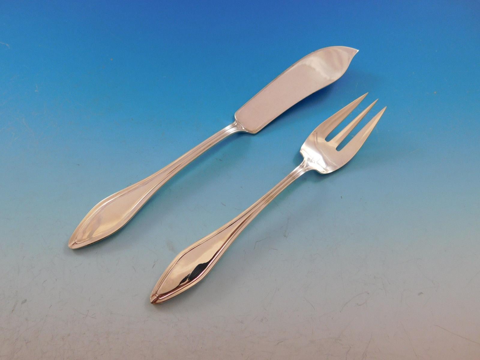 Ensemble de couverts en argent sterling pour 12 personnes 79 pièces, Mary Chilton par Towle en vente 2