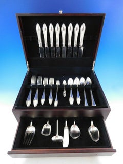 Mary Chilton by Towle Sterling Silver Flatware Set for 8 Service, 62 Pieces