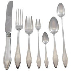 Mary Chilton by Towle Sterling Silver Flatware Set for 8 Service, 62 Pieces