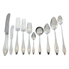 Mary Chilton by Towle Sterling Silver Flatware Set for 8 Service 91 Pieces