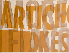 Parable of the Artichoke:: Pop-Art-Seidendruck von Sister Corita Kent:: 1964