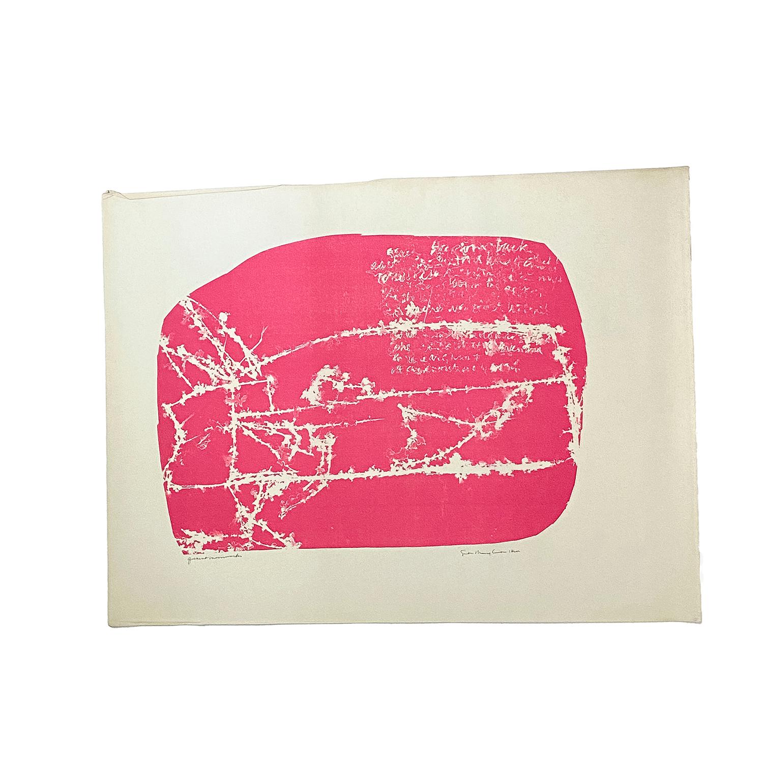 Mary Corita (Sister Corita) Kent Abstract Print - Quaint Moonmarks by Sister Mary Corita Kent (INV# NP3242)