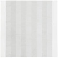 Untitled (White Multi Inner Bands, Flat Sides, Beveled Canvas)