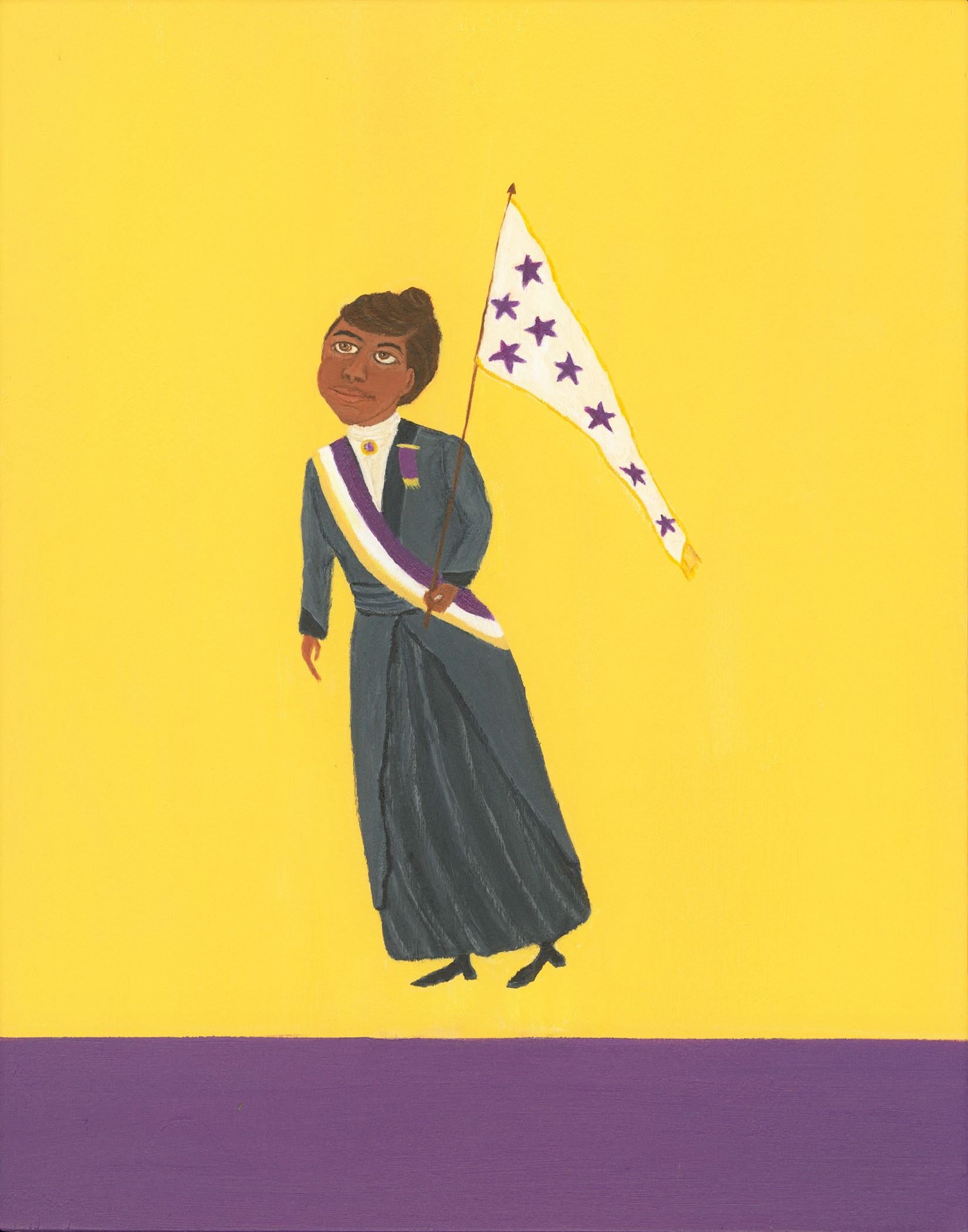 These new paintings illuminate individuals of the American Suffrage Movement. Elizabeth Cady Stanton, Ida B Wells and Alice Paul, each one intelligent, brave and incredibly relentless in the struggle to attain voting rights for American women. 