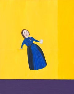 Mary Dwyer, Elizabeth Cady Stanton_Seneca Falls 1870s_2014_acrylique sur planche,