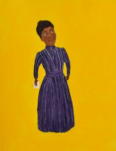 Mary Dwyer, Ida B. Wells, 2017, watercolor on paper, Suffragists and Journalists