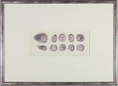 Mary Eisman - 20th Century Etching, Many Faces