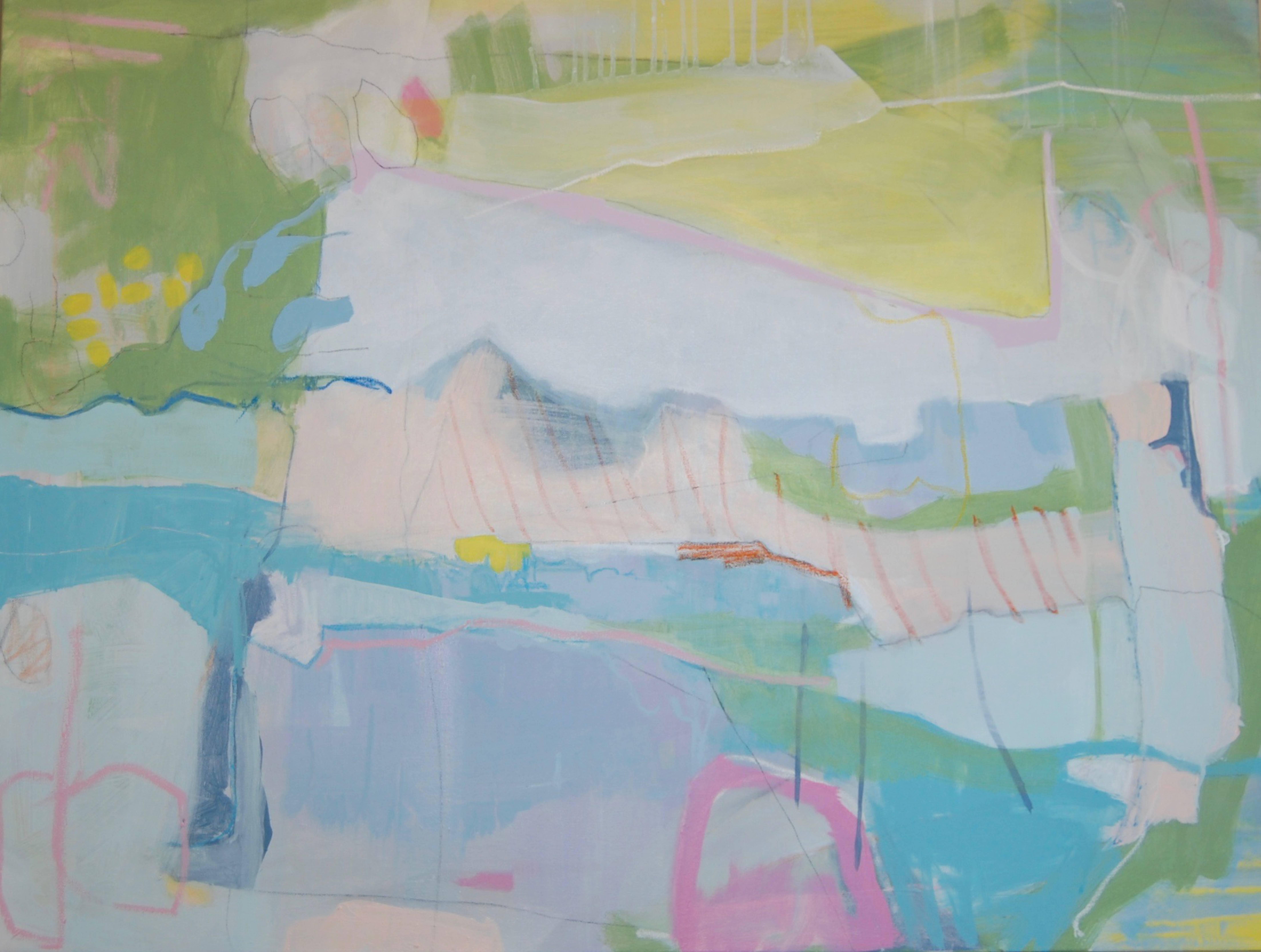 Mary Elizabeth Peterson Abstract Painting - Aquifer