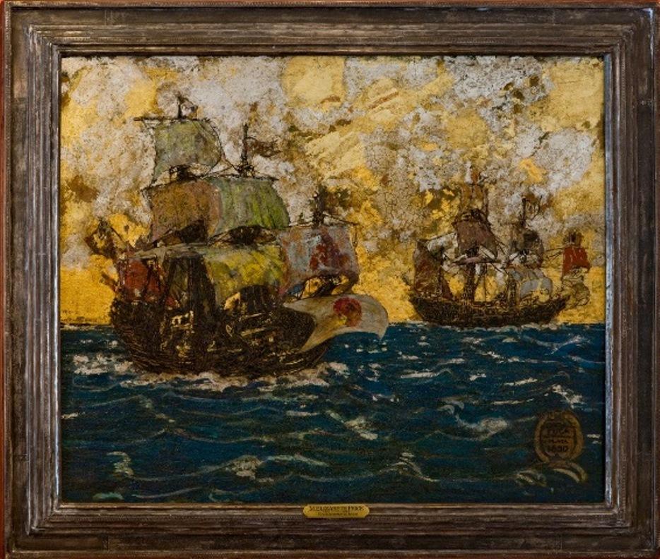 "Galleons" - Painting by Mary Elizabeth Price
