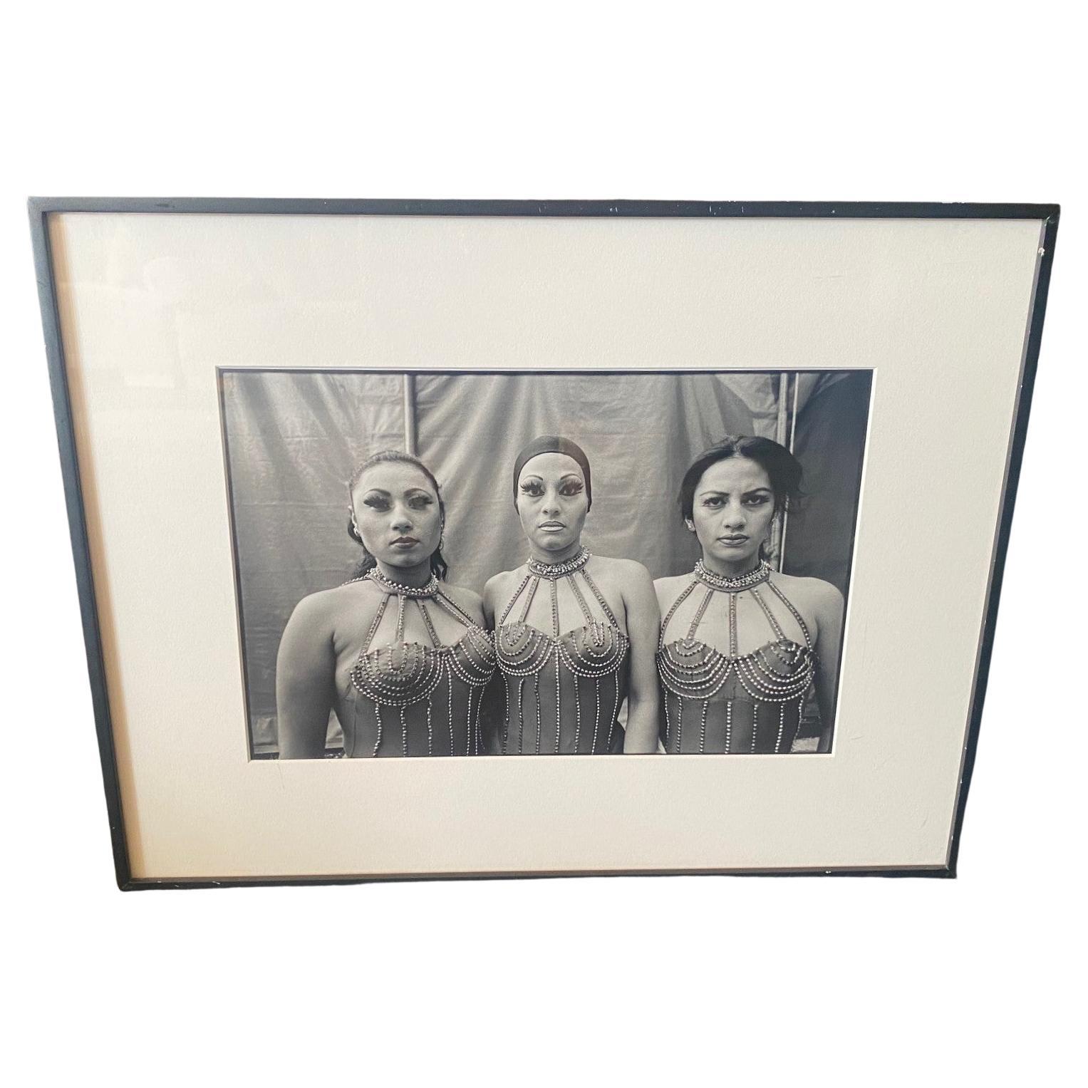 Mary Ellen Mark Signed Silver Gelatin Black & White Photograph Mexican Circus For Sale