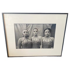 Mary Ellen Mark Signed Silver Gelatin Black & White Photograph Mexican Circus