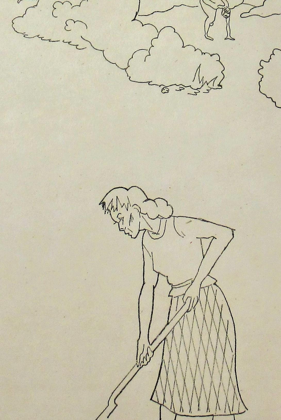 the three questions drawing