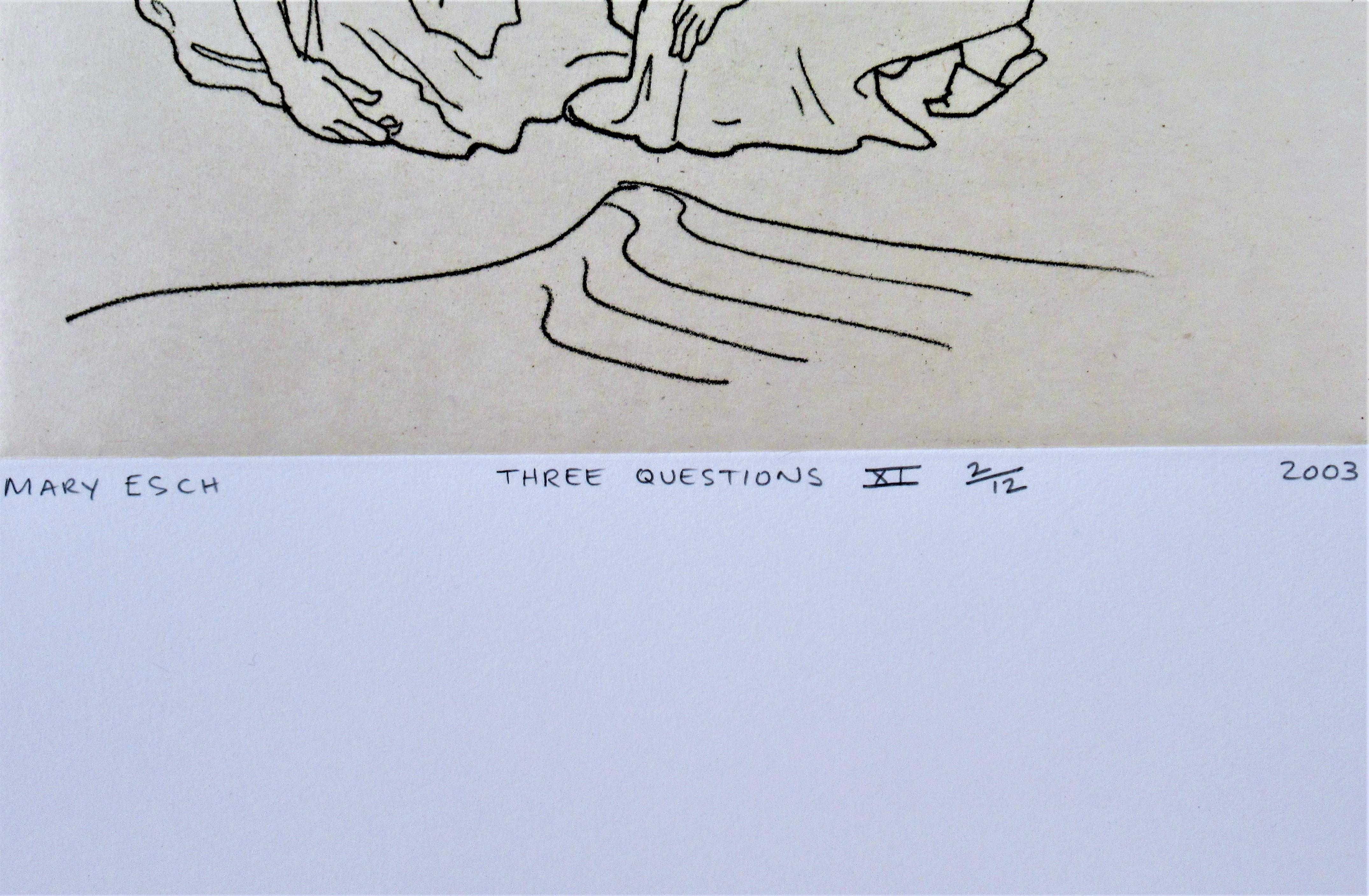 Three Questions #XI - Modern Print by Mary Esch