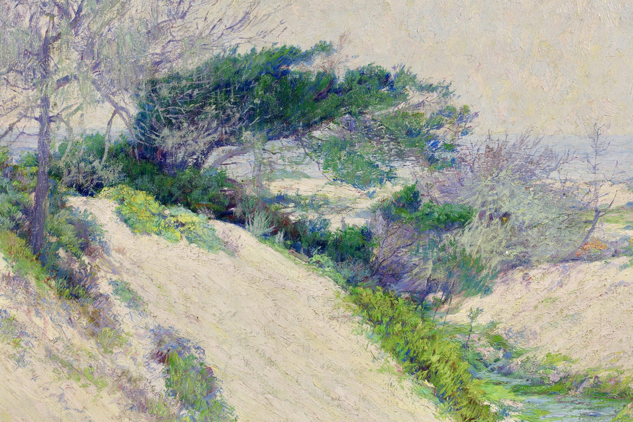 Above the Dunes - American Impressionist Landscape Oil by Mary Evelyn McCormick 2