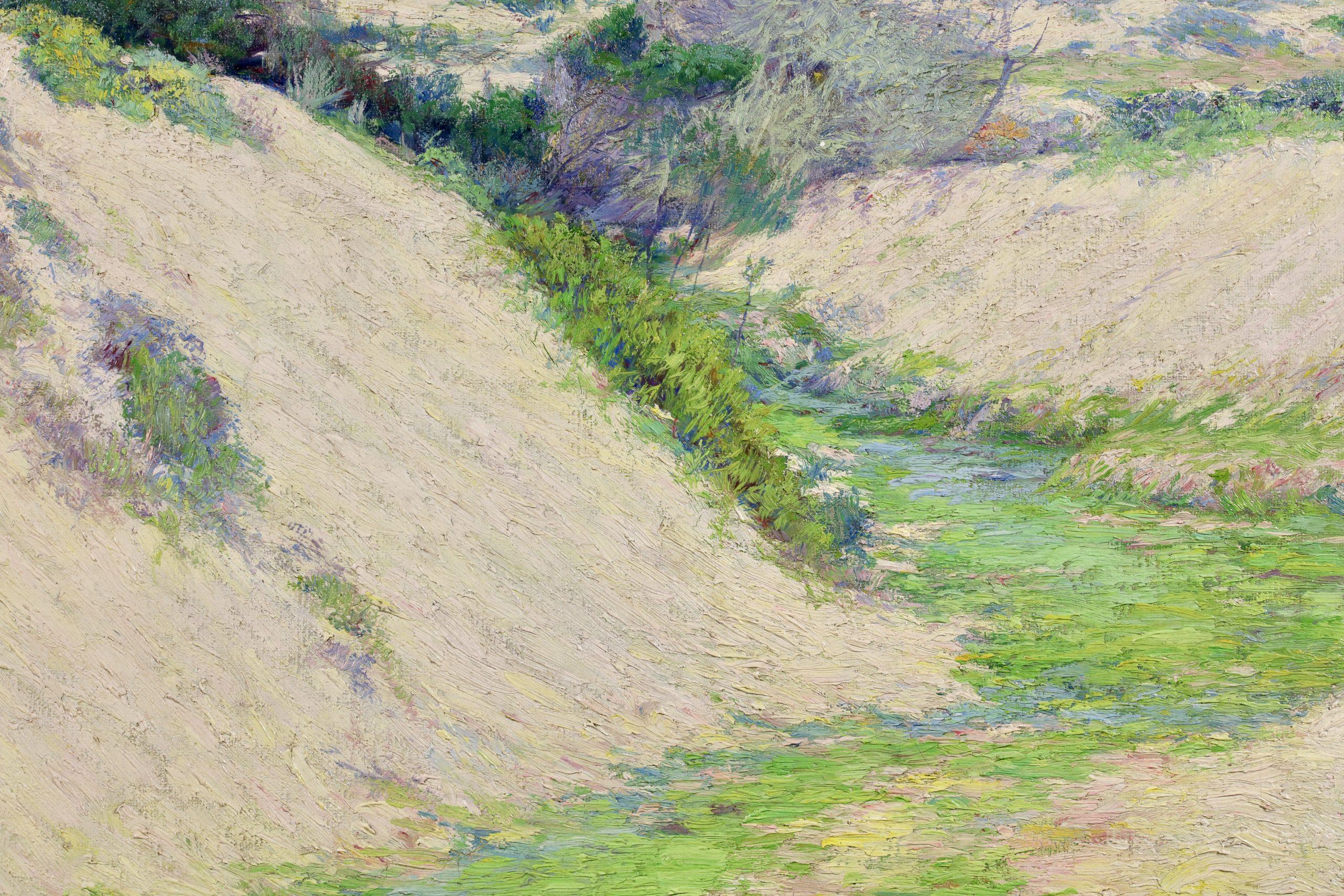 Above the Dunes - American Impressionist Landscape Oil by Mary Evelyn McCormick 4