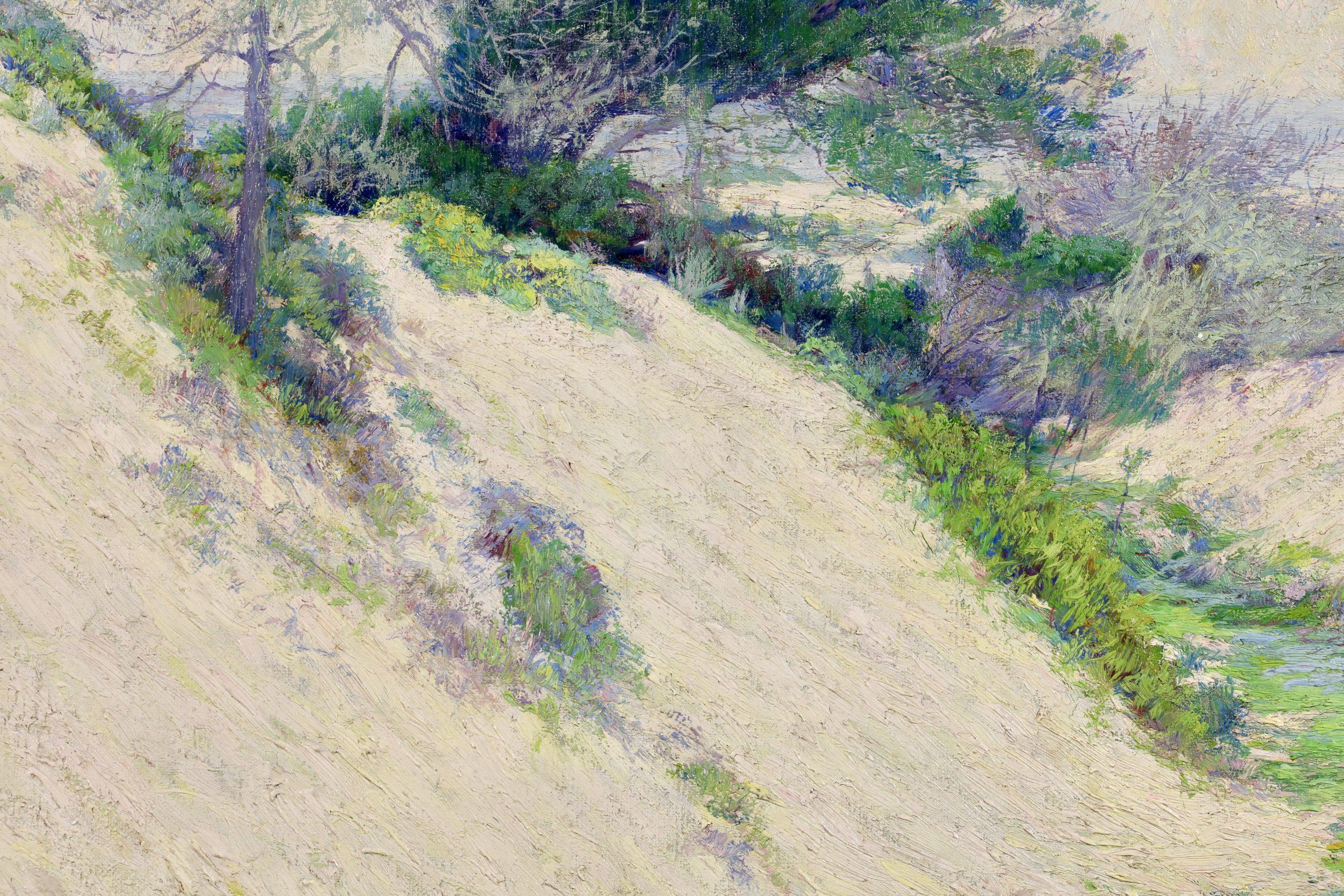 Above the Dunes - American Impressionist Landscape Oil by Mary Evelyn McCormick 8