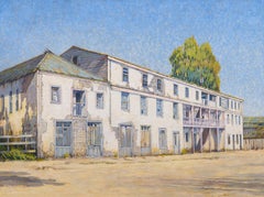 The Washington Hotel - California Impressionist Oil Painting, c. 1913