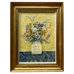 Vintage  Gouache by Mary Faulconer