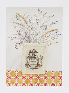 Peace & Plenty, Folk Art Lithograph by Mary Faulconer