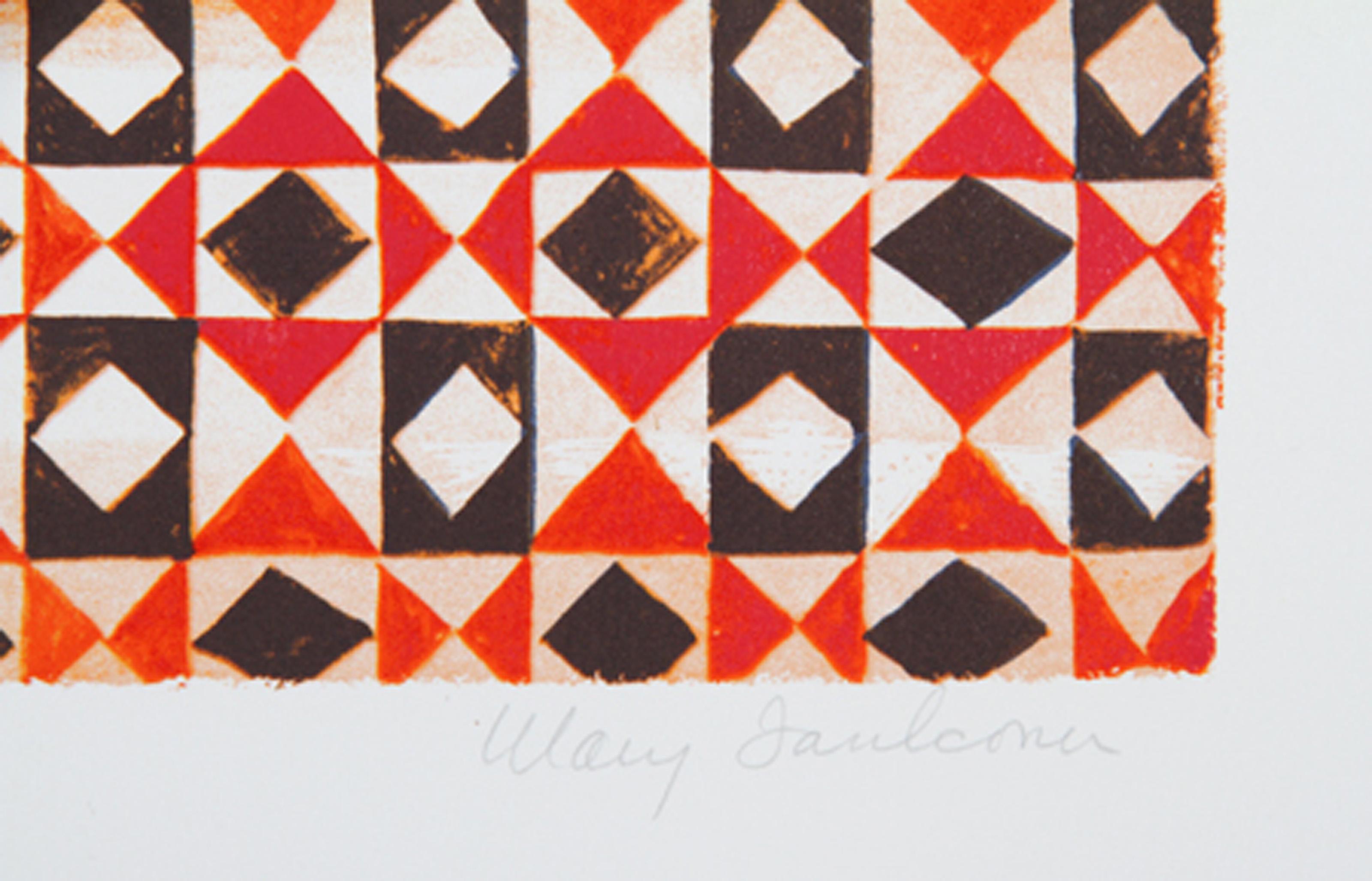 Felci rosse, litografia folkloristica di Mary Faulconer in vendita 1