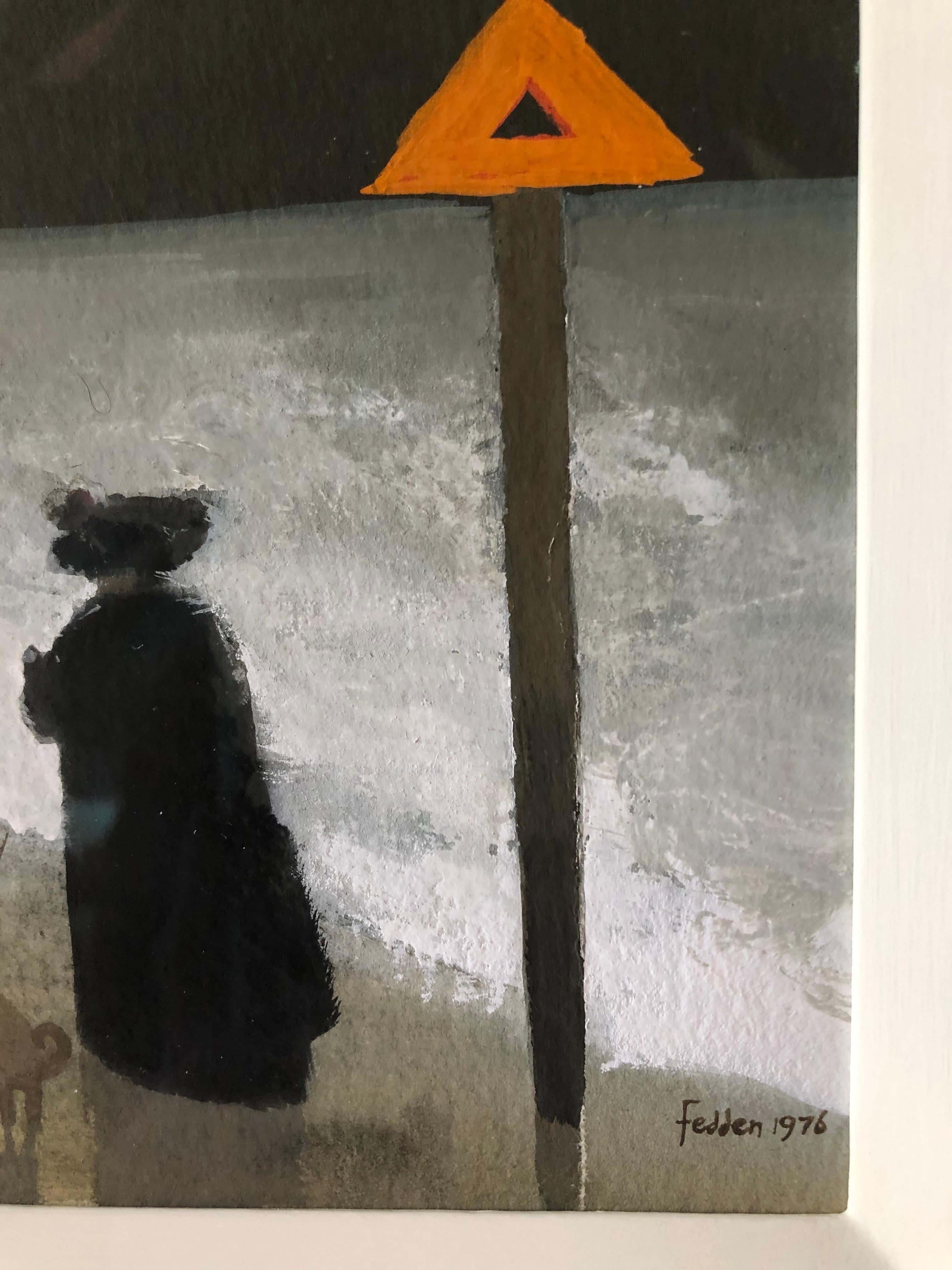 Paesaggio ad acquerello e gouache su carta intelata di Mary Fedden.
Questo quadro proviene da una collezione privata del Regno Unito ed è in condizioni museali, in una cornice fatta a mano e pronta da appendere.
