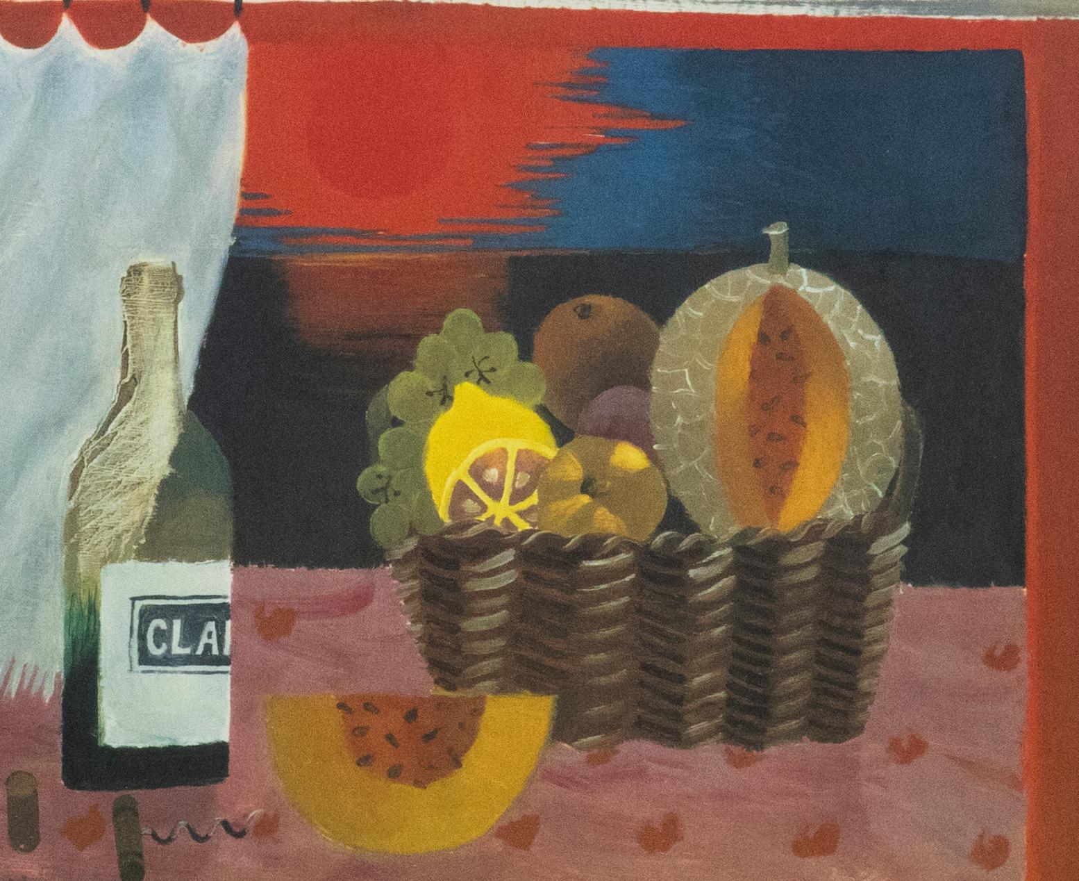 Mary Fedden (1915-2012) - Impresión digital contemporánea, Atardecer rojo 1