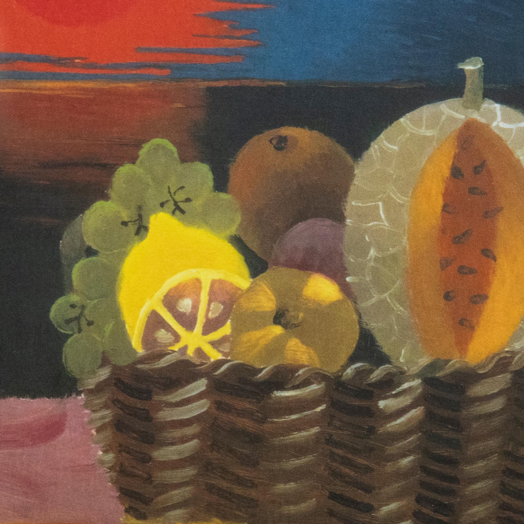 Mary Fedden (1915-2012) - Impresión digital contemporánea, Atardecer rojo 3