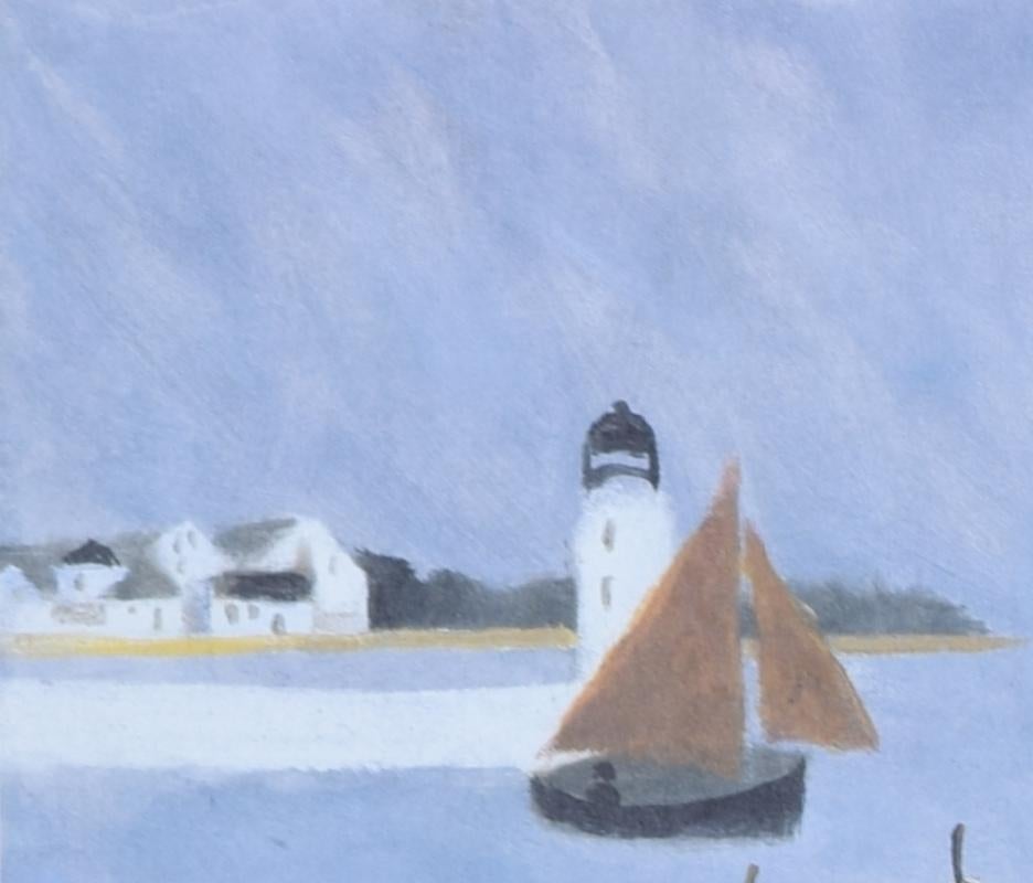 Litografía The Tabac Jar de Mary Fedden Naturaleza muerta y escena portuaria 2