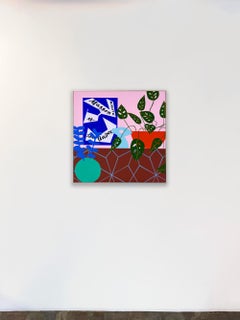 Extraña Magia de Mary Finlayson, Naturaleza muerta, Floral, Plantas tropicales, Brillante