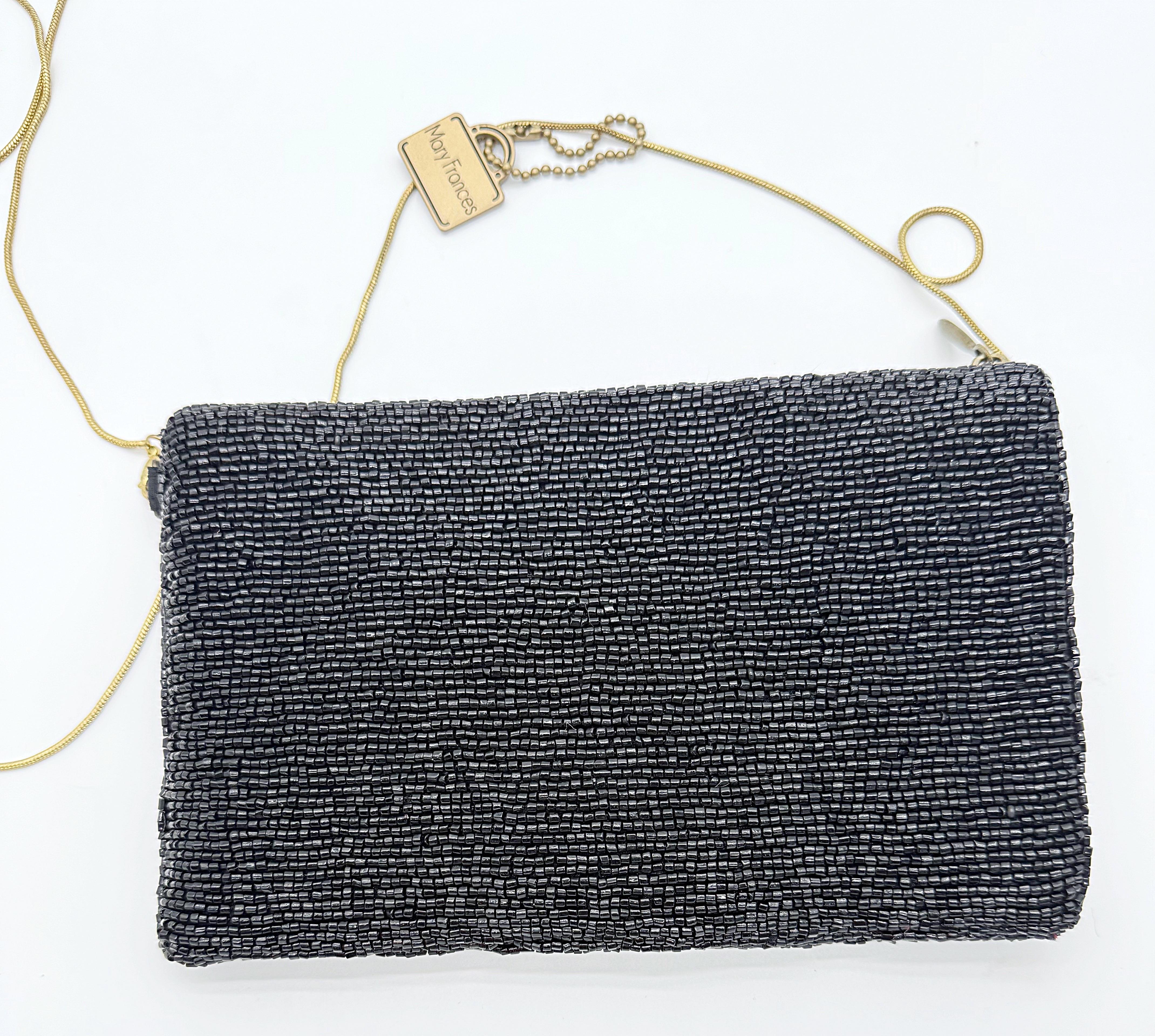 Mary Frances 2000s Lipstick East West OR North South Vintage Crossbody Clutch For Sale 5