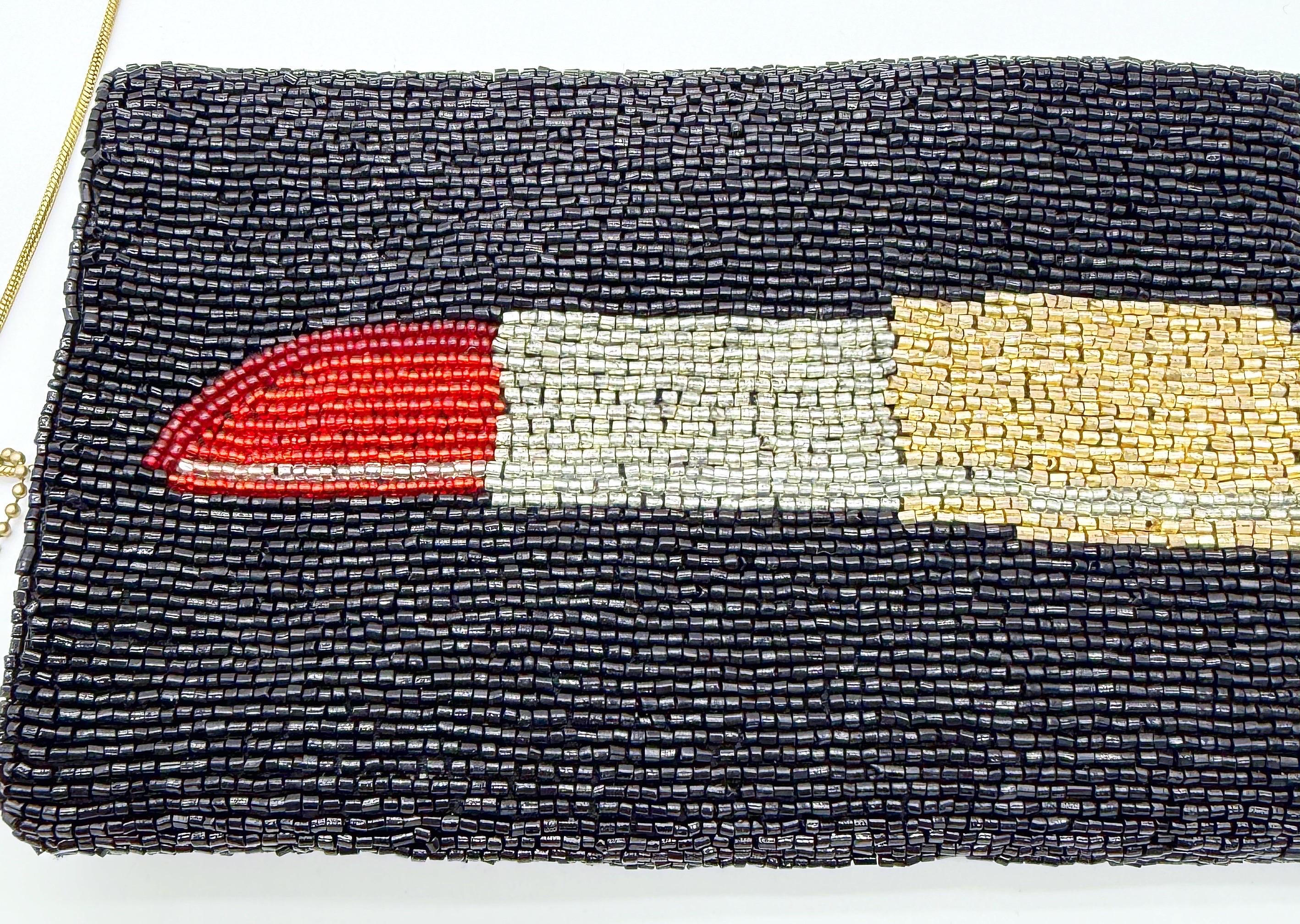 Women's Mary Frances 2000s Lipstick East West OR North South Vintage Crossbody Clutch For Sale