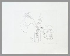 Rosh Hashanah 5741 (flower vase for the Jewish New Year) Signed/N Lithograph