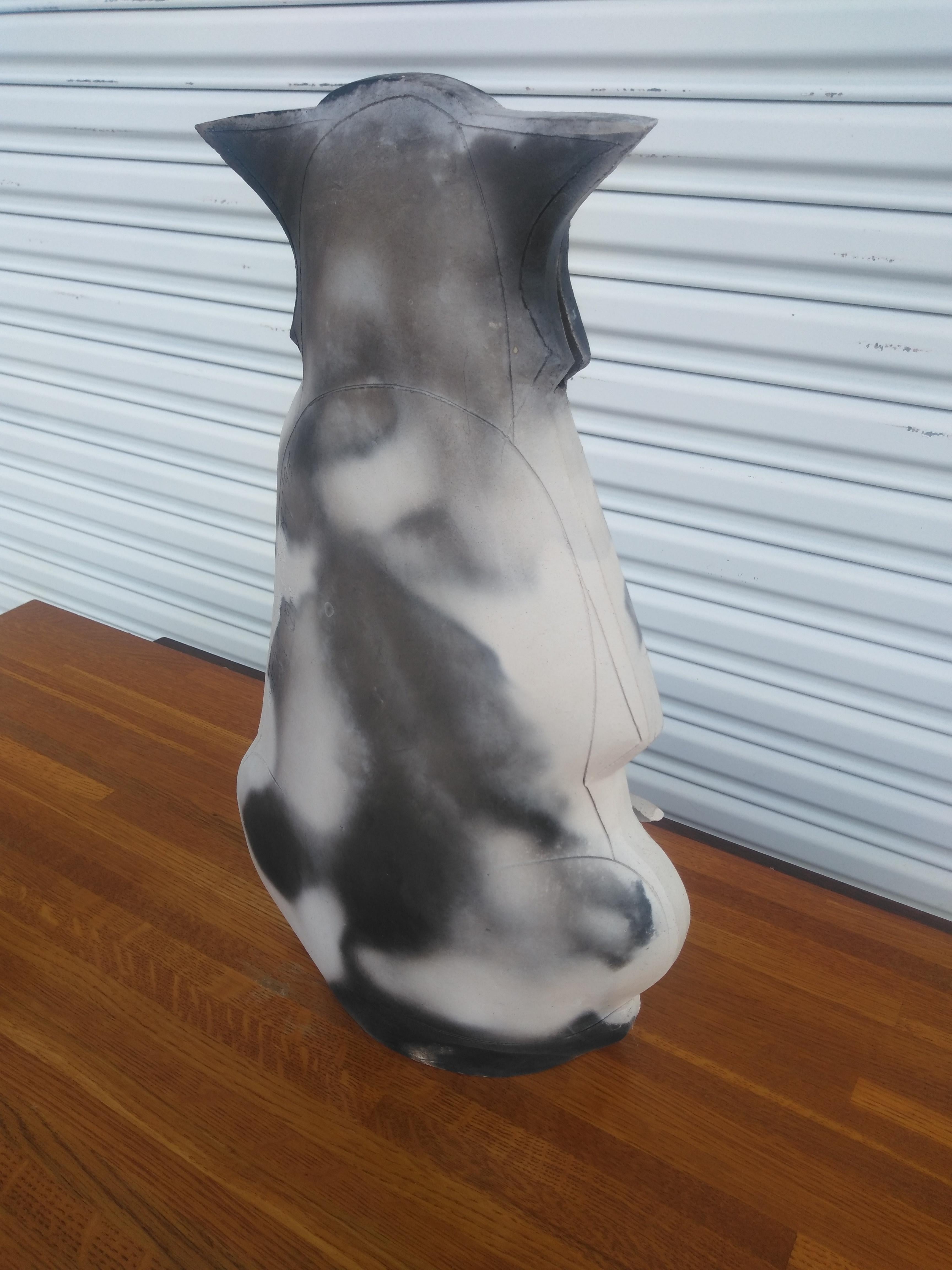 Modern Mary Gates Dewey Ceramic Cat Sculpture For Sale