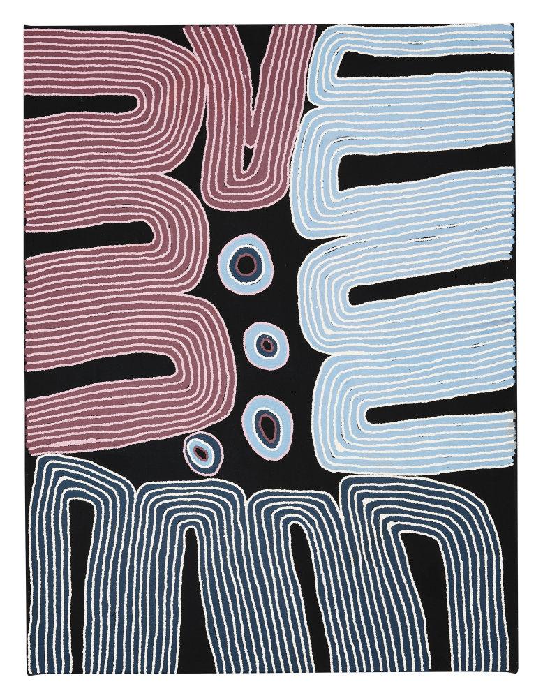 «Ngayaku Ngurra II » (2023)  Peinture de l'artiste aborigène australienne Mary Gibson