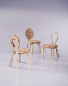 Mary III Dining Chair Upholstered Legs Dedar Amuleto Made in Portugal By Ottiu