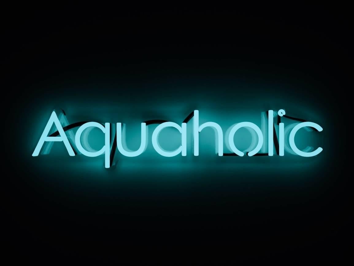 Aquaholic - Mixed Media Art by Mary Jo McGonagle