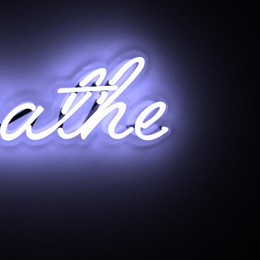 breathe neon wallpaper