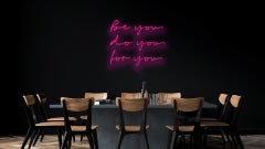 be you do you for you - neon art work