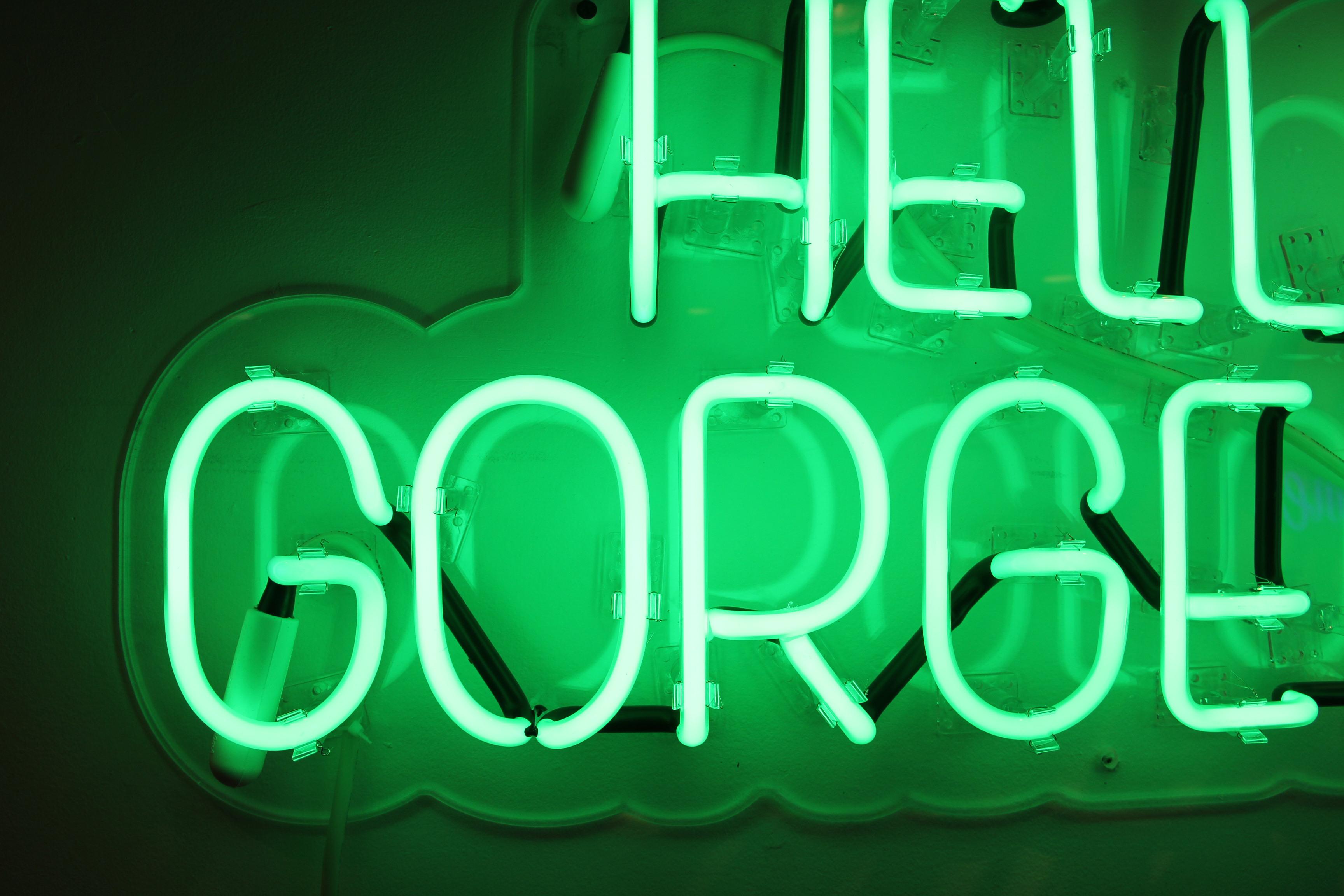 Hello gorgeous - neon art work For Sale 6