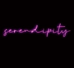 Serendipity - neon art work