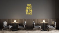 this must be the place - neon art work